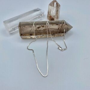 Sterling Silver Box Chain 22"